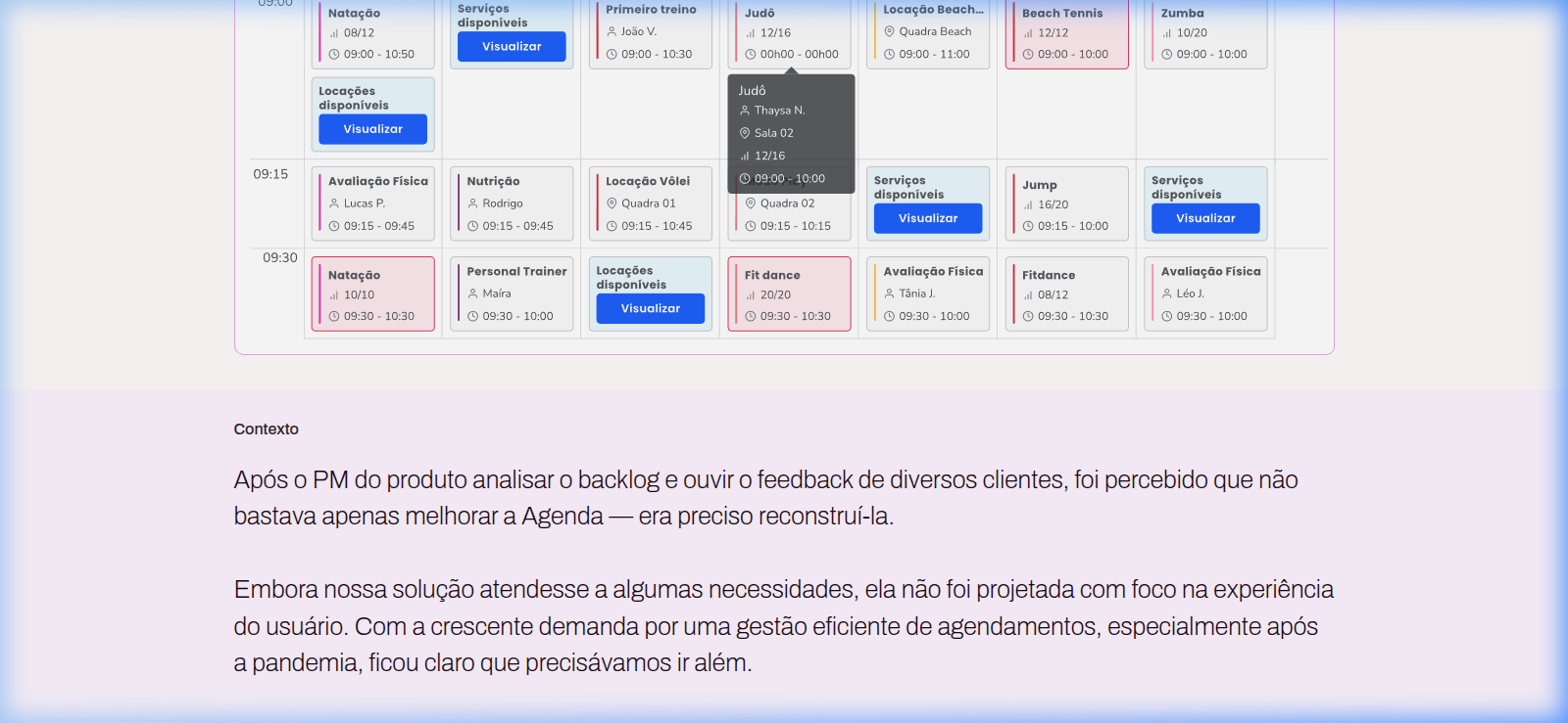 Exemplo de Caso de Estudo Interno